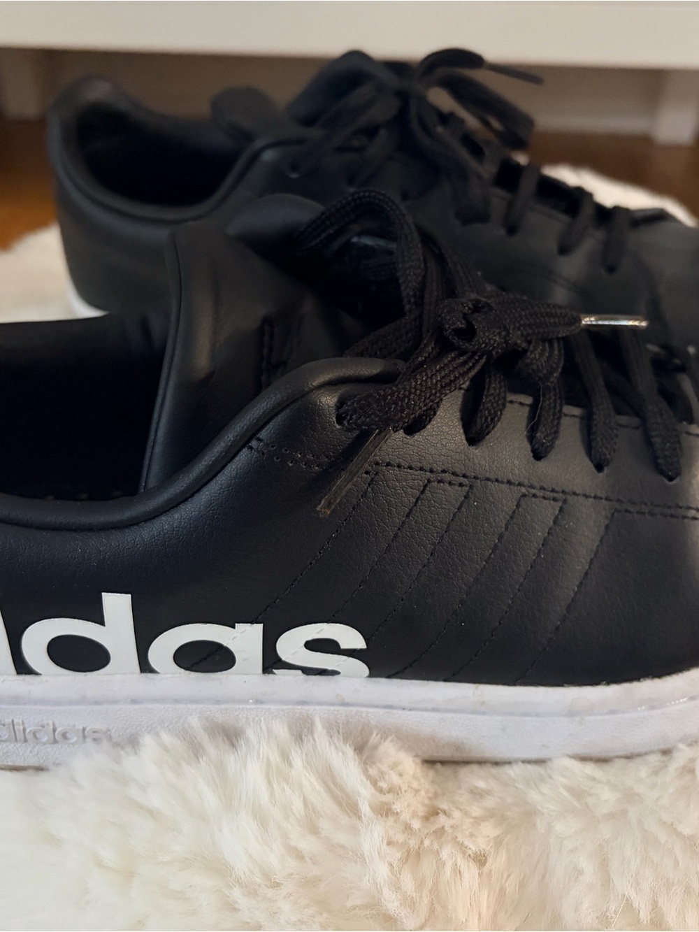adidas Men’s Black & White Low-Top Sneaker